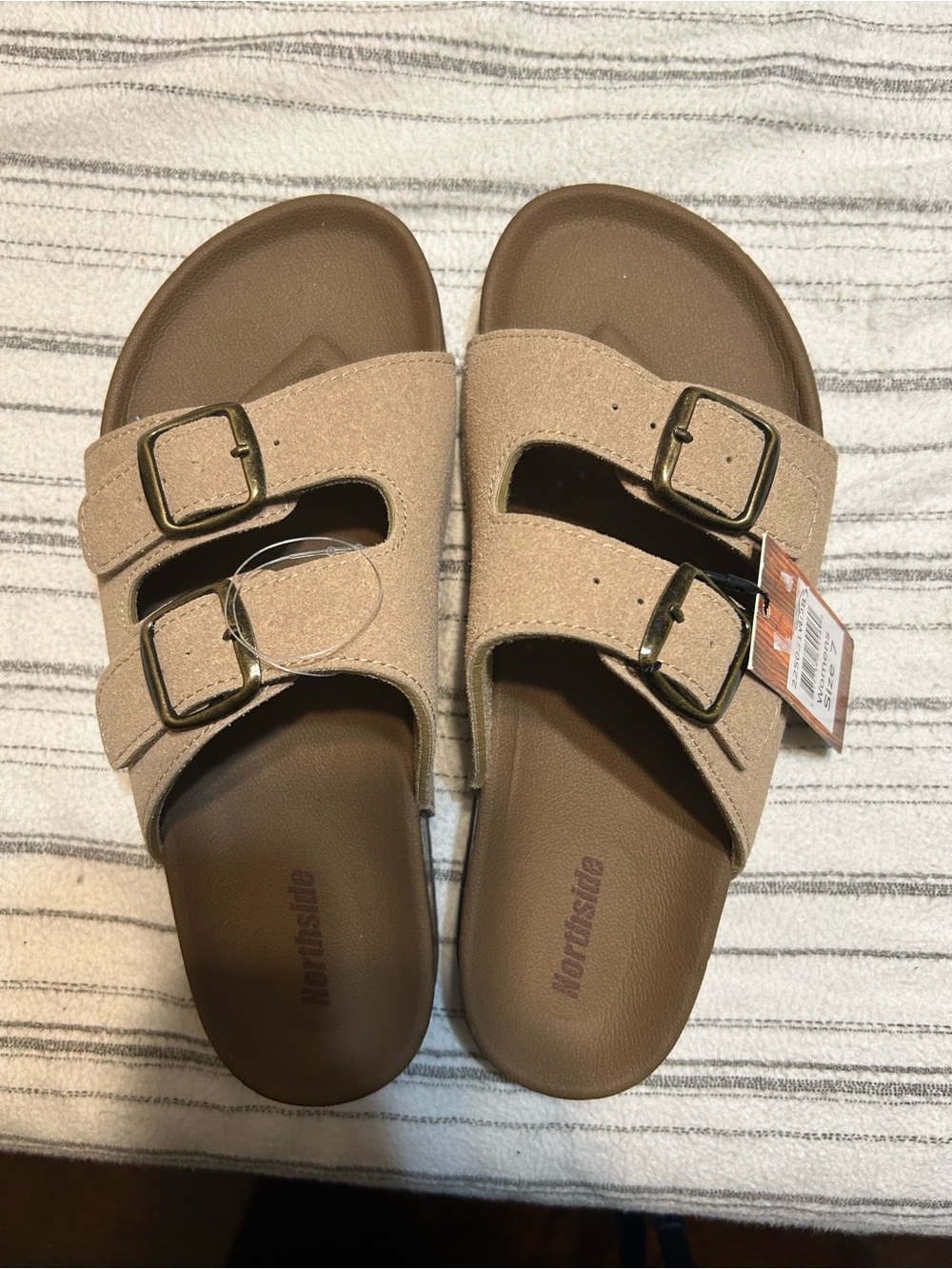 Northside women Double-Buckle Slide Sandals